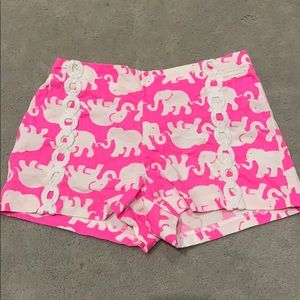 lilly pulitzer pop pink tusks shorts